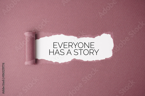 Tablou pe pânză Everyone has a story