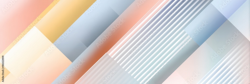 Obraz premium A modern abstract background featuring soft color gradients and geometric shapes. Ideal for design projects, presentations, and digital media.