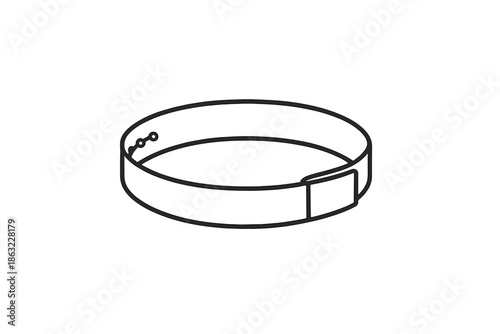 Simple Collar with Buckle and Holes