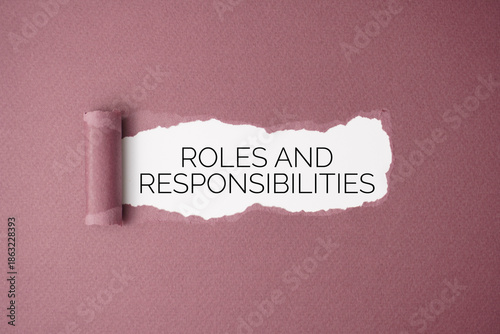 Roles and responsibilities