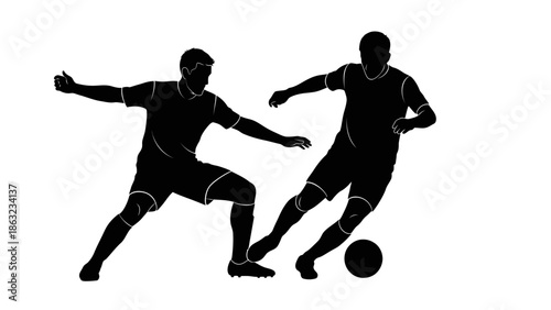 A black silhouette of a man running or jogging against a plain white background, depicting physical activity and fitness.