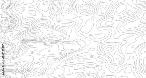 Vector geographic contour map. Background of the topographic map. Topography background. Vector banner. Topography map background.