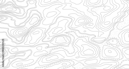 Vector geographic contour map. Background of the topographic map. Topography background. Vector banner. Topography map background.