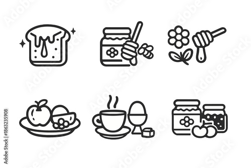 Breakfast Icons Collection