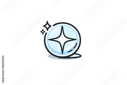 Sparkling Crystal Ball Icon