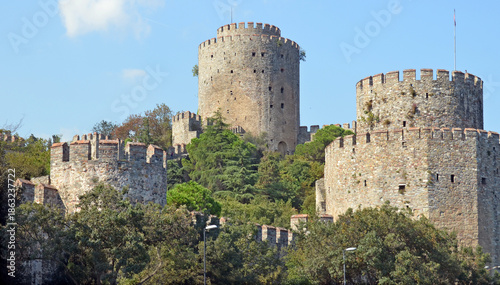 Rumelian Castle or Bogazkesen Castle is a fortress located in the Saryer district of Istanbul Turkey on a hill at the European side of the Bosphorus