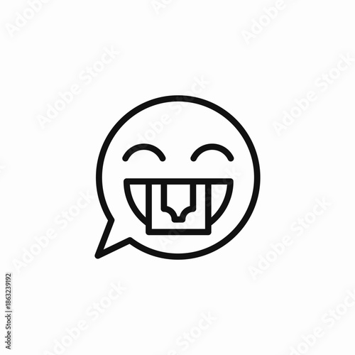 greed money laugh icon sign vector