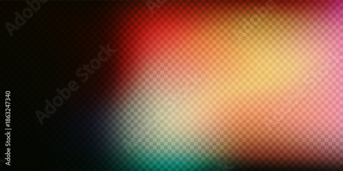 Grainy light leak background. Blue purple film flare effect overlay. Old dusty vintage photo filter texture template. Exposed photography wallpaper. Abstract blurry saturated gradient backdrop. Vector