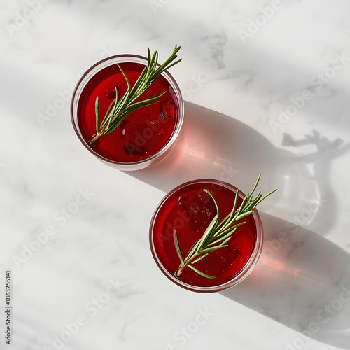 tomato sauce in a glass