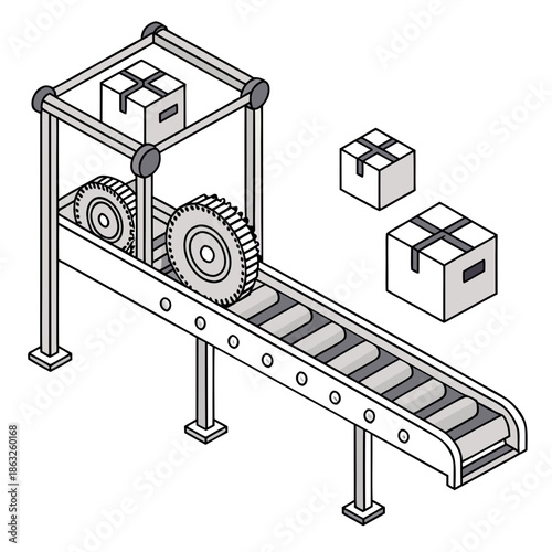Automated conveyor belt system