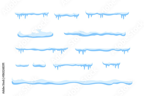 Snowy Platforms and Icicles for Game Design