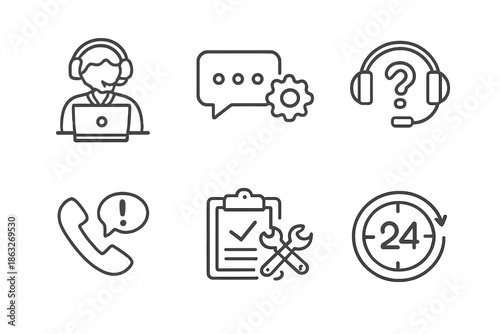 Customer Support Icons