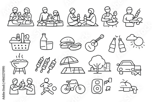 Picnic Icons Collection
