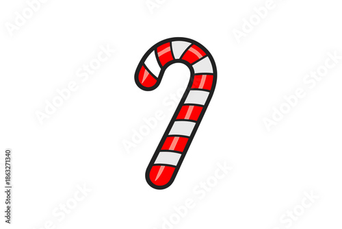 Candy Cane Icon
