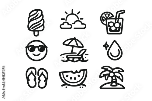 Summer Icon Set