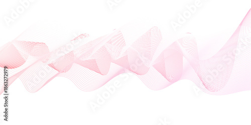 Dynamic minimal smoke sound line. Energy abstract smooth colorful gradient frequency isolated element creative blend. Science tech swirls with thin twisted connected vibration simple grid.