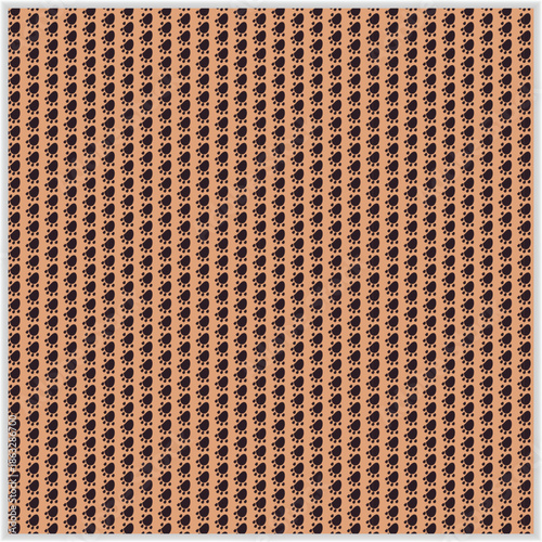 Brown woven fabric texture with repeating pattern