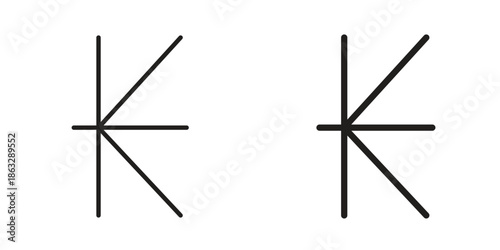 Kip icons Black symbol on transparent background. EPS10