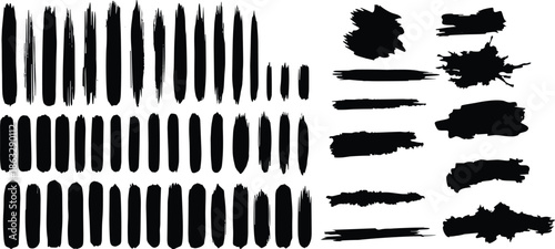 Brush stroke patterns and textures