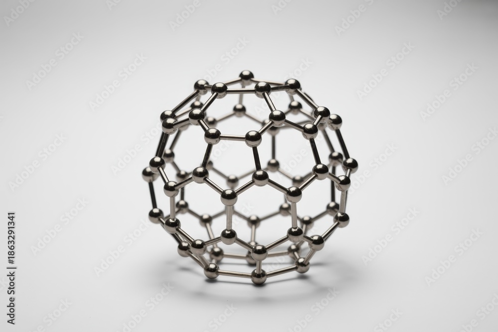 Fototapeta premium Fullerene Molecule Model