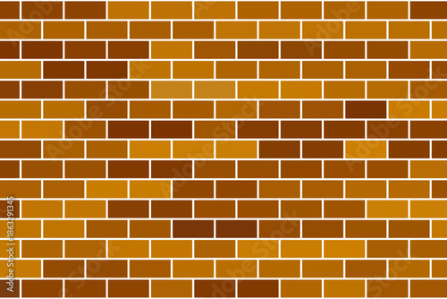 レンガの壁の背景イラスト