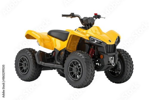 Yellow ATV Quad Bike