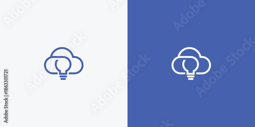 creative bulb logo design idea