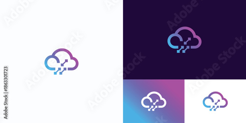 innovate Cloud logo design