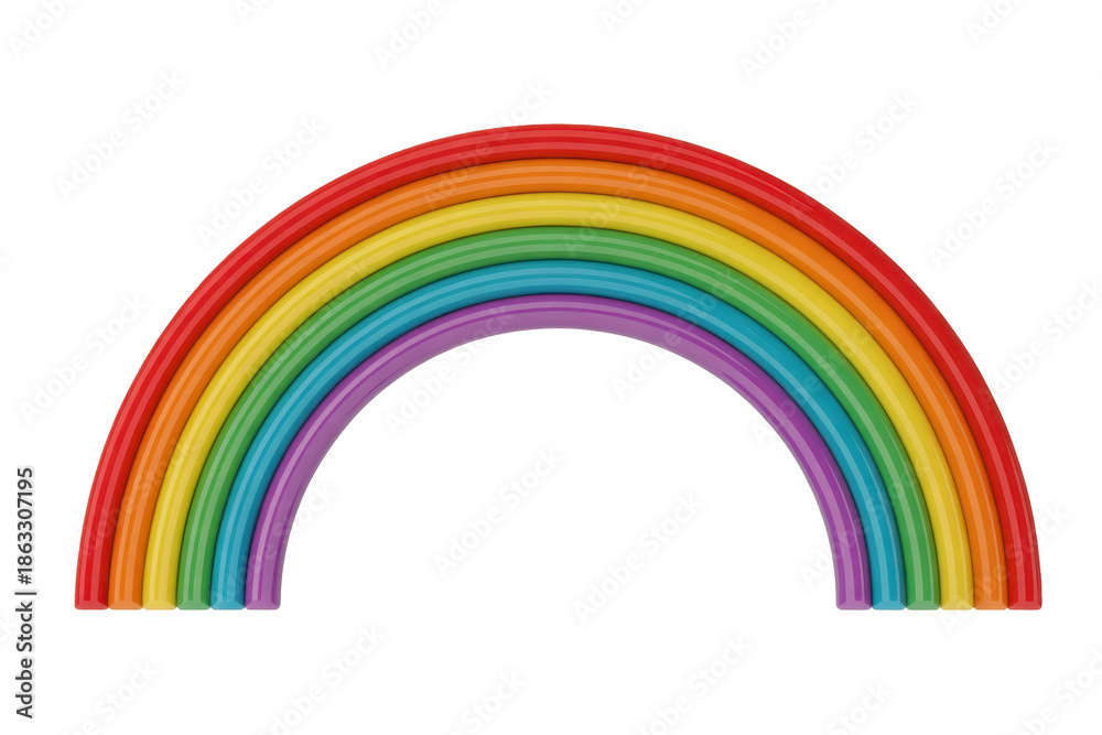 Fototapeta premium Colorful Rainbow Arch