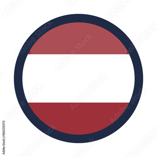 Free Download Glossy Round Latvia Flag Icon Button Badge Isolated On Transparent Background PNG - GFXLoad