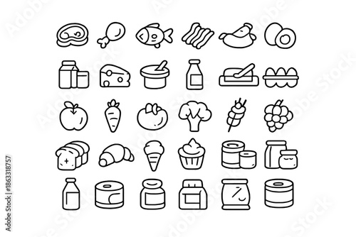 Collection of Food Icons
