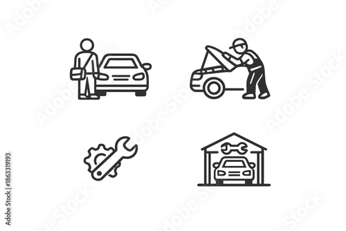Car Repair Icons