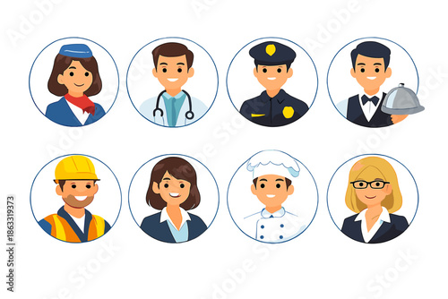 Diverse Professions Collage
