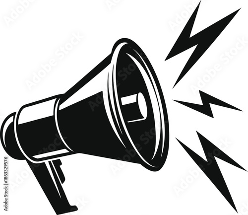 Announcement megaphone