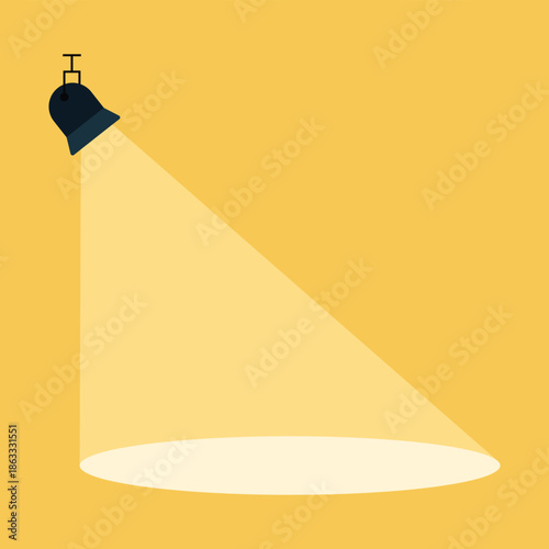 Spotlight Icon Vector Design.