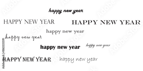 Happy New Year 2026 poster design with fireworks on clean background. New year banner and poster design best for greetings and social media use.