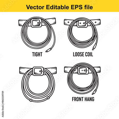 Illustrations of coil configurations