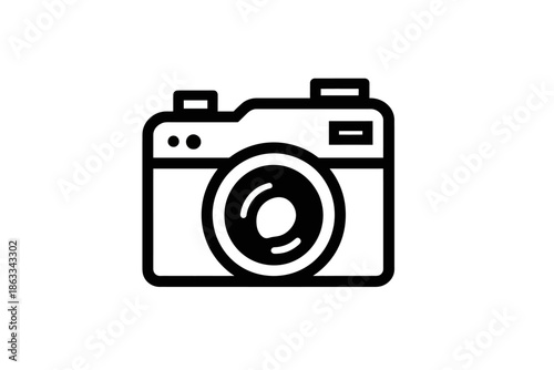 Instagram camera outline icon 