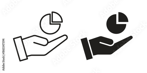 Contribution icons concept. Vector Line Icon Design. Simple flat style