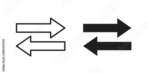 Data transfer icons concept. Vector Line Icon Design. Simple flat style