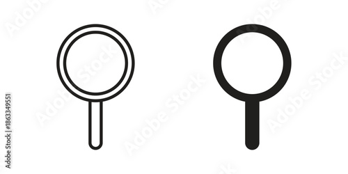 Makeup mirror icons concept. Vector Line Icon Design. Simple flat style