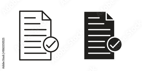 Planning icons concept. Vector Line Icon Design. Simple flat style
