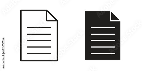 Terms and Conditions icons concept. Vector Line Icon Design. Simple flat style