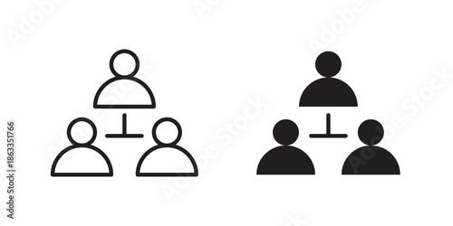 Third party icons concept. Vector Line Icon Design. Simple flat style