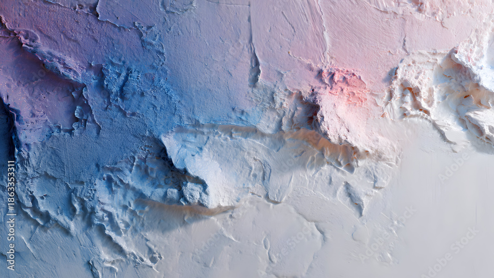 Naklejka premium Detailed overlapping brush strokes creating texture and clean copy zone