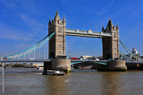  Tower Bridge is a Grade I listed combined bascule and suspension bridge in London, built between 1886 and 1894, designed by Horace Jones