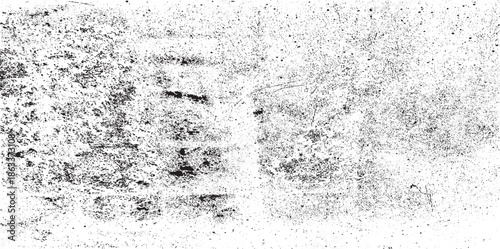 Abstract vector noise. Small particles of debris and dust. Distressed uneven background. Grunge with fine grains isolated on white background. Vector illustration. EPS10.