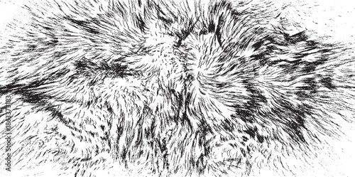 Abstract vector noise. Small particles of debris and dust. Distressed uneven background. Grunge with fine grains isolated on white background. Vector illustration. EPS10.