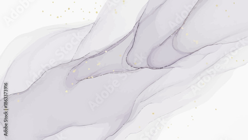 Elegant abstract watercolor background with delicate flowing shapes and soft colors