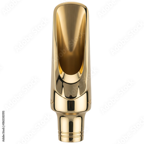 Gold Saxophone Mouthpiece Brass Musical Instrument Reed Placement Sound Production Jazz Orchestral
